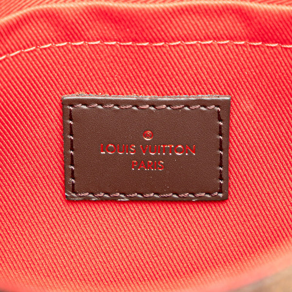 ルイ ヴィトン ダミエ クロワゼットPM ハンドバッグ ショルダーバッグ 2WAY N53000 ブラウン PVC レザー レディース LOUIS VUITTON 【中古】