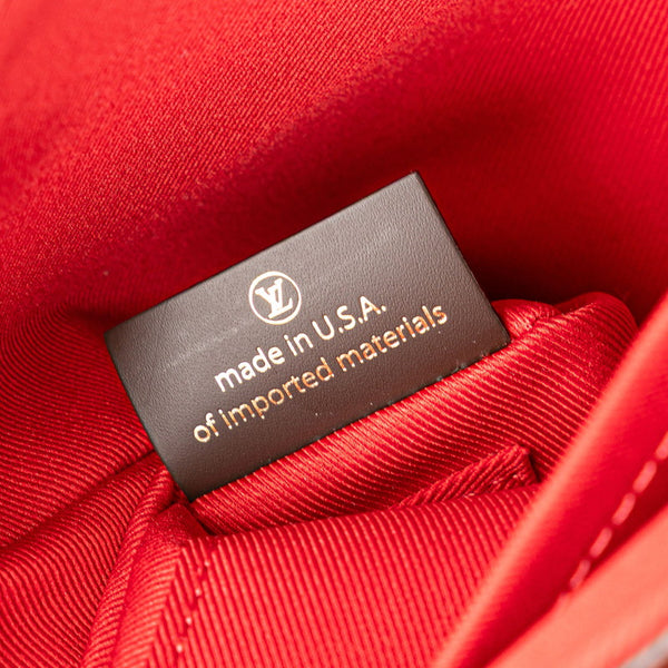 ルイ ヴィトン ダミエ クロワゼットPM ハンドバッグ ショルダーバッグ 2WAY N53000 ブラウン PVC レザー レディース LOUIS VUITTON 【中古】