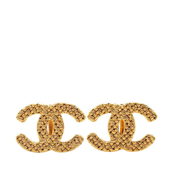 シャネル ヴィンテージ ココマーク イヤリング ゴールド メッキ レディース CHANEL 【中古】