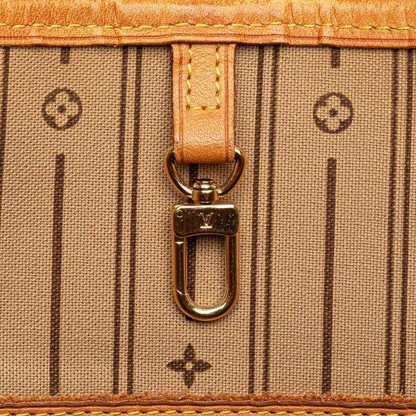 ルイ ヴィトン モノグラム ネヴァーフルMM ショルダ-バッグ トートバッグ M40156 ブラウン PVC レザー レディース LOUIS VUITTON 【中古】
