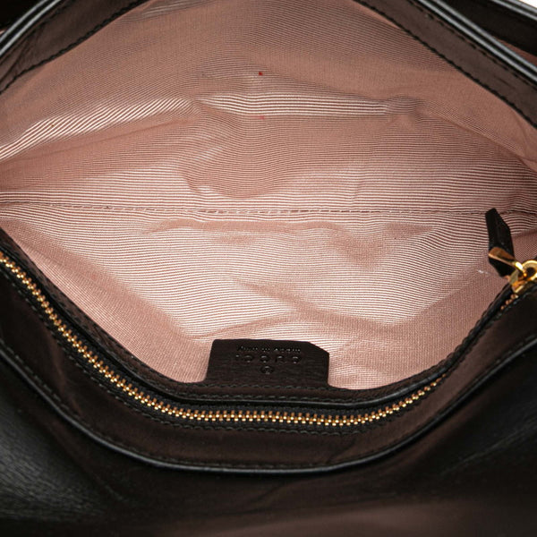 グッチ アリー スモール ショルダーバッグ 550129 ブラック レザー レディース GUCCI 【中古】