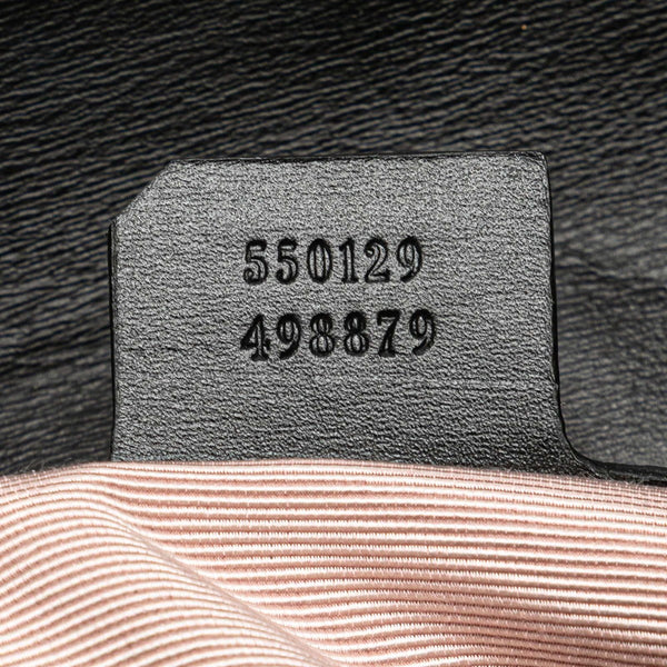 グッチ アリー スモール ショルダーバッグ 550129 ブラック レザー レディース GUCCI 【中古】