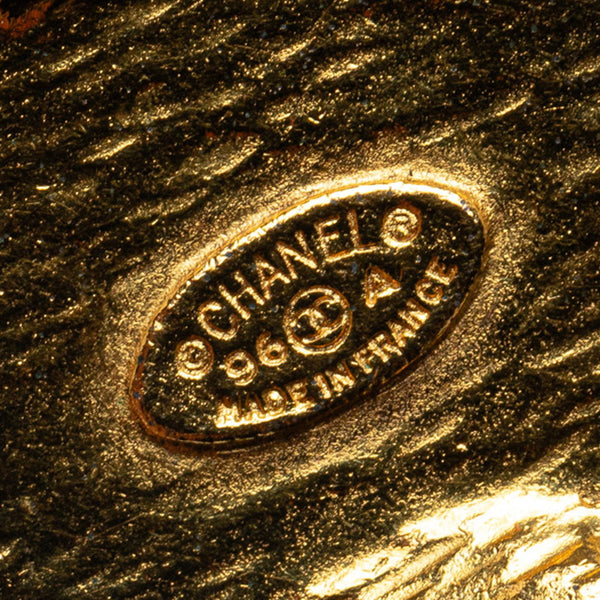 シャネル ヴィンテージ グリボア ココマーク フラワー ネックレス ゴールド メッキ レディース CHANEL 【中古】