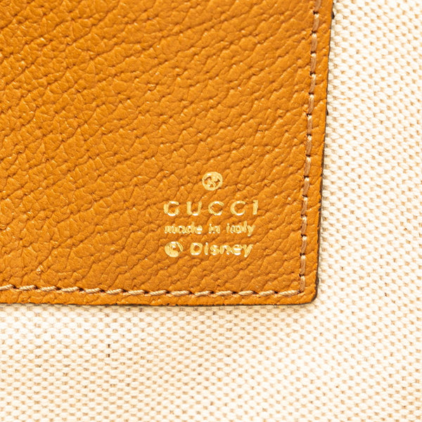 グッチ × ディズニー Disney マイクロGGスプリーム クラッチバッグ 602552 ブラウン系 PVC レザー レディース GUCCI 【中古】