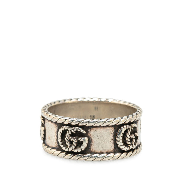 グッチ GGマーモント リング 指輪 627729 シルバー SV925 シルバー レディース GUCCI 【中古】