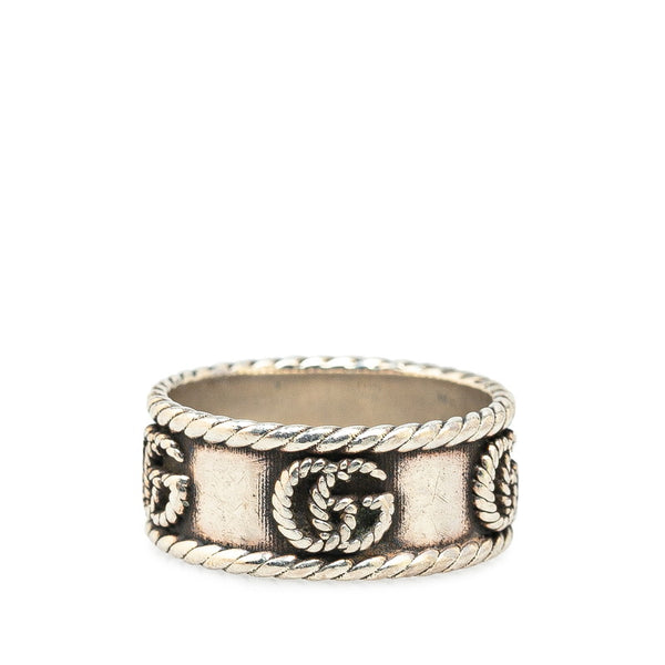 グッチ GGマーモント リング 指輪 627729 シルバー SV925 シルバー レディース GUCCI 【中古】