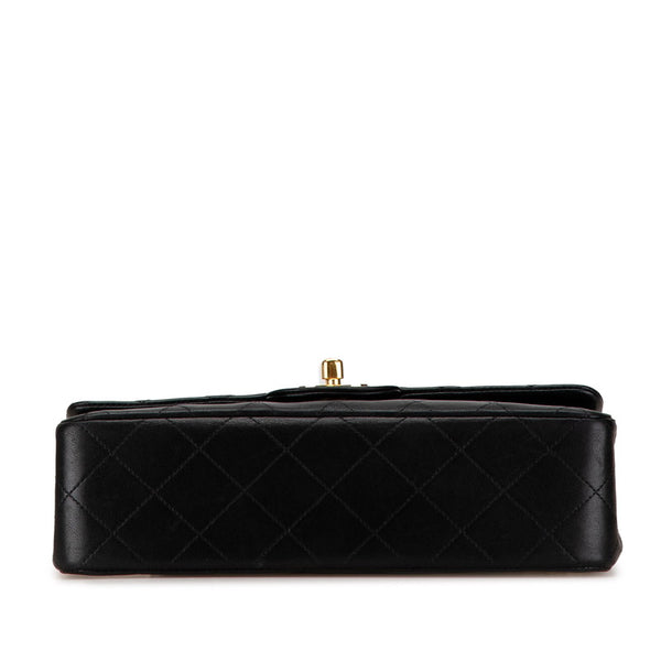 シャネル マトラッセ23 Wフラップ チェーン ショルダーバッグ ブラック ラムスキン レディース CHANEL 【中古】