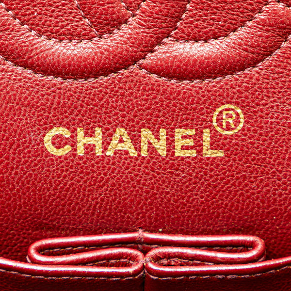 シャネル マトラッセ23 Wフラップ チェーン ショルダーバッグ ブラック ラムスキン レディース CHANEL 【中古】