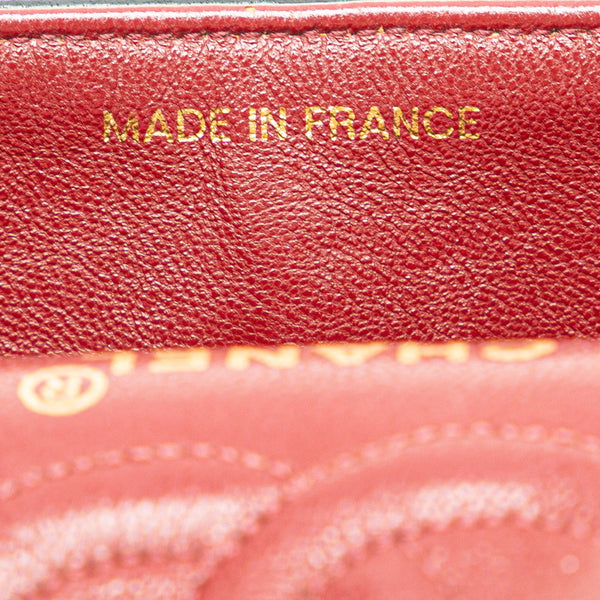 シャネル マトラッセ23 Wフラップ チェーン ショルダーバッグ ブラック ラムスキン レディース CHANEL 【中古】