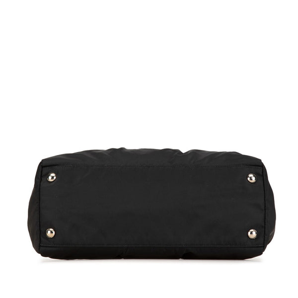 プラダ ロゴ金具 ハンドバッグ BN1704 ブラック ナイロン レディース PRADA 【中古】
