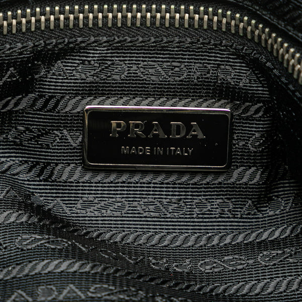 プラダ ロゴ金具 ハンドバッグ BN1704 ブラック ナイロン レディース PRADA 【中古】