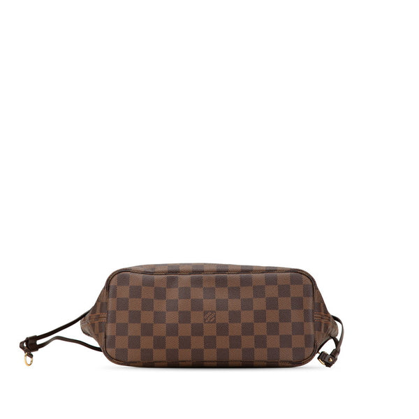 ルイ ヴィトン ダミエ ネヴァーフルPM ハンドバッグ トートバッグ N51109 ブラウン PVC レザー レディース LOUIS VUITTON 【中古】