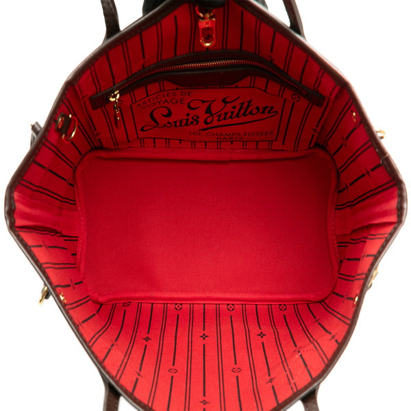 ルイ ヴィトン ダミエ ネヴァーフルPM ハンドバッグ トートバッグ N51109 ブラウン PVC レザー レディース LOUIS VUITTON 【中古】