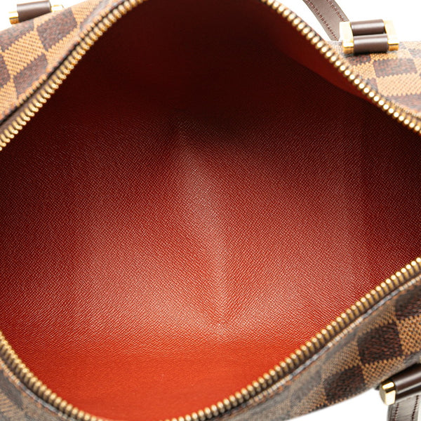 ルイ ヴィトン ダミエ パピヨン30 ハンドバッグ N41210 ブラウン PVC レザー レディース LOUIS VUITTON 【中古】