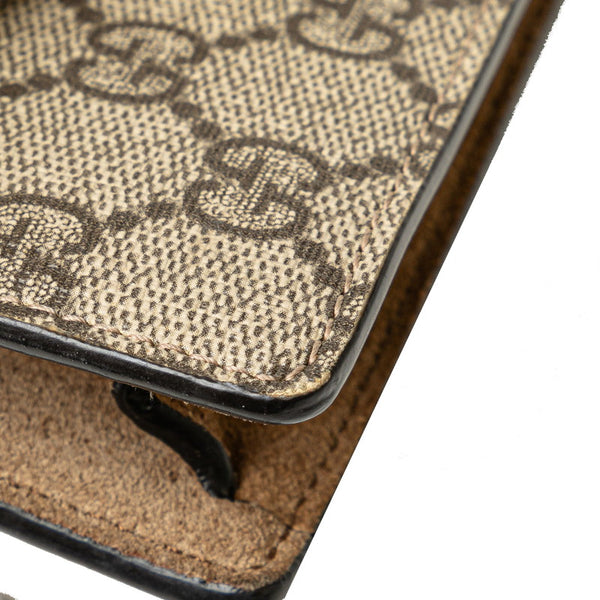 グッチ GGスプリーム ディオニュソス ミニ チェーン ショルダーバッグ 574930 ベージュ ブラウン PVC レザー レディース GUCCI 【中古】