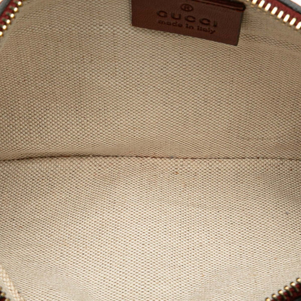 グッチ GGキャンバス トートバッグ 247209 ベージュ ブラウン キャンバス レザー レディース GUCCI 【中古】