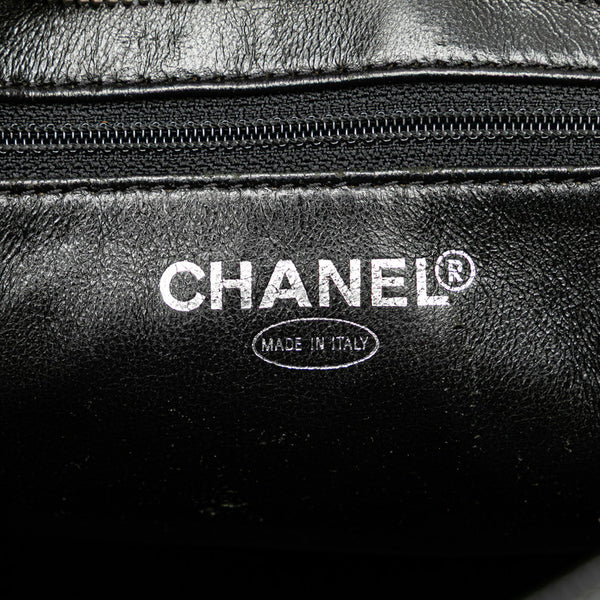 シャネル ココマーク マトラッセ 復刻トート トートバッグ ブラック キャビアスキン レディース CHANEL 【中古】