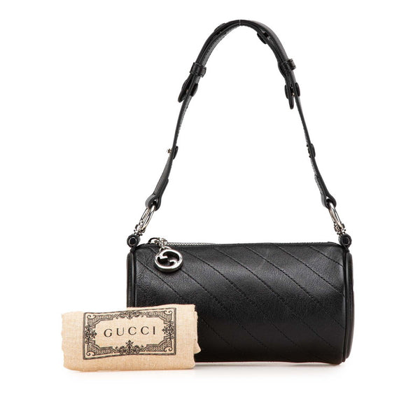 グッチ ブロンディ ショルダーバッグ 760170 ブラック レザー レディース GUCCI 【中古】
