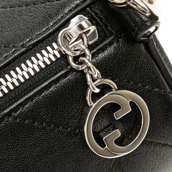 グッチ ブロンディ ショルダーバッグ 760170 ブラック レザー レディース GUCCI 【中古】