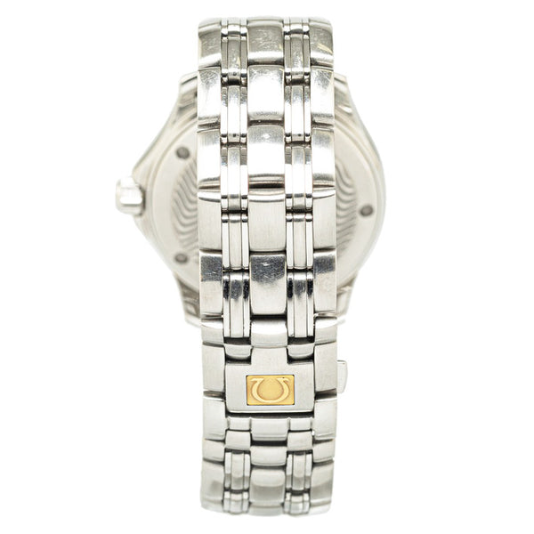 オメガ シーマスター120 腕時計 2511.81 クオーツ ネイビー文字盤 ステンレススチール メンズ OMEGA 【中古】