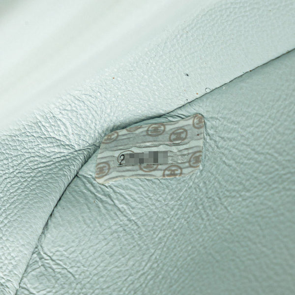 シャネル ダイアナ ココマーク 斜め掛け チェーン ショルダーバッグ ライトブルー ラムスキン レディース CHANEL 【中古】