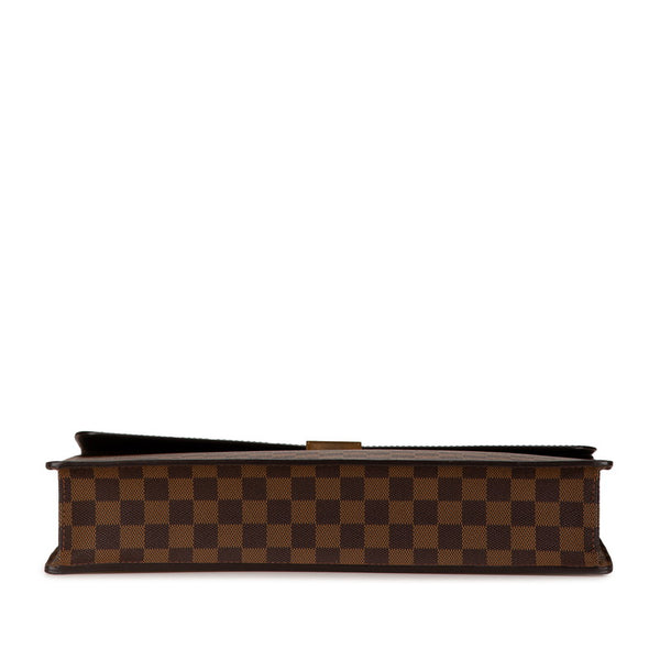 ルイ ヴィトン ダミエ アルトナPM ビジネスバッグ ブリーフケース N53315 エベヌ ブラウン PVC レザー メンズ LOUIS VUITTON 【中古】