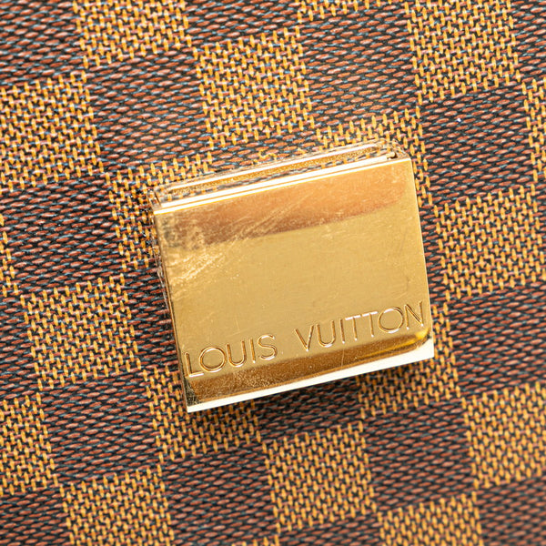ルイ ヴィトン ダミエ アルトナPM ビジネスバッグ ブリーフケース N53315 エベヌ ブラウン PVC レザー メンズ LOUIS VUITTON 【中古】