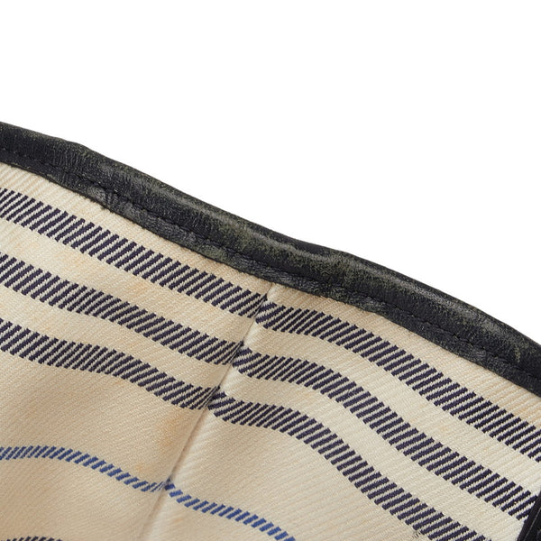 バーバリー チェック ハンドバッグ トートバッグ ベージュ ブラック キャンバス レザー レディース BURBERRY 【中古】