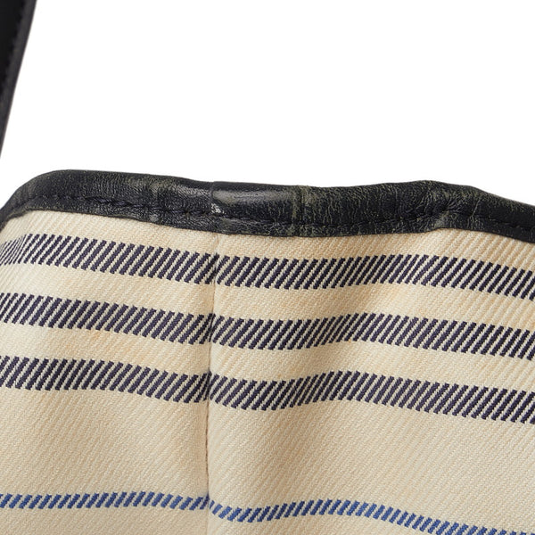 バーバリー チェック ハンドバッグ トートバッグ ベージュ ブラック キャンバス レザー レディース BURBERRY 【中古】