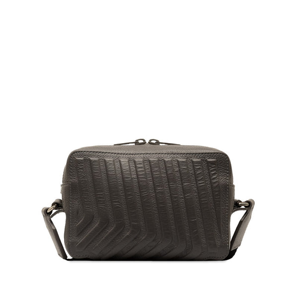 バレンシアガ CAR カー カメラバッグ カメラバッグ ショルダーバッグ 693542 グレー レザー メンズ BALENCIAGA 【中古】
