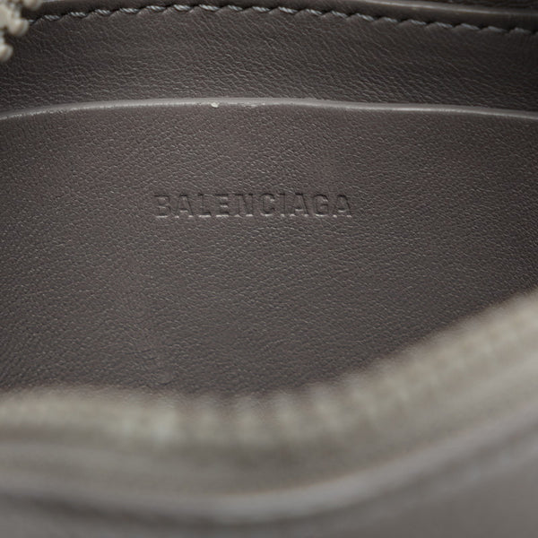 バレンシアガ CAR カー カメラバッグ カメラバッグ ショルダーバッグ 693542 グレー レザー メンズ BALENCIAGA 【中古】