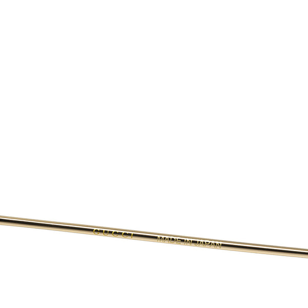 グッチ スクエアフレーム ハートチャーム サングラス GG1031S 004 ゴールド パープル メタル プラスチック レディース GUCCI 【中古】