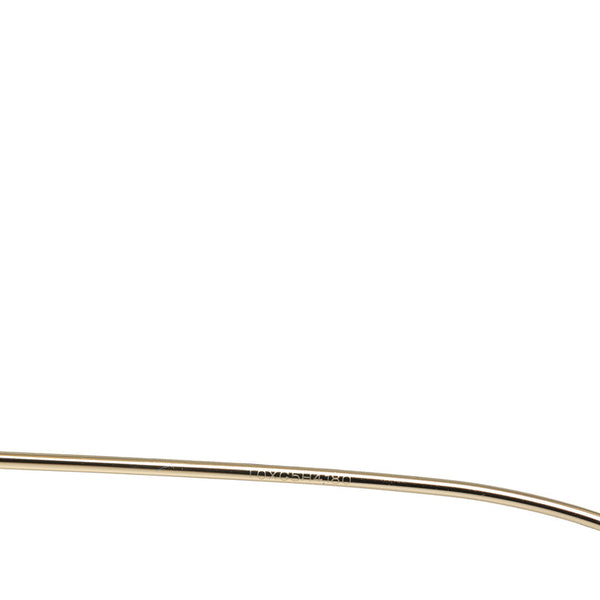 グッチ スクエアフレーム ハートチャーム サングラス GG1031S 004 ゴールド パープル メタル プラスチック レディース GUCCI 【中古】