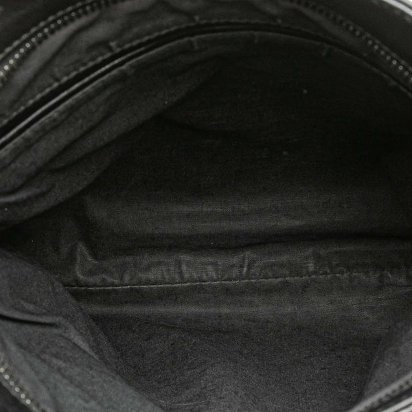 ボッテガヴェネタ イントレチャート ショルダーバッグ ブラック レザー レディース BOTTEGAVENETA 【中古】