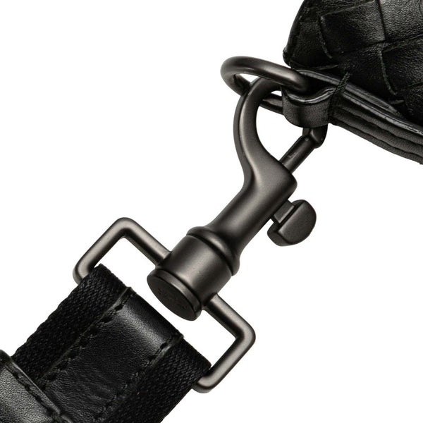 ボッテガヴェネタ イントレチャート ショルダーバッグ ブラック レザー レディース BOTTEGAVENETA 【中古】