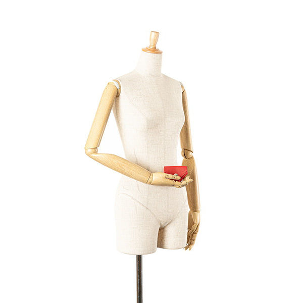 エルメス ルヴァンキャトル コインケース 小銭入れ ヴァーミリオン レッド系 ヴォーエプソン レディース HERMES 【中古】