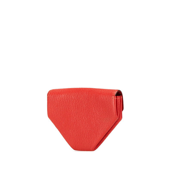 エルメス ルヴァンキャトル コインケース 小銭入れ ヴァーミリオン レッド系 ヴォーエプソン レディース HERMES 【中古】