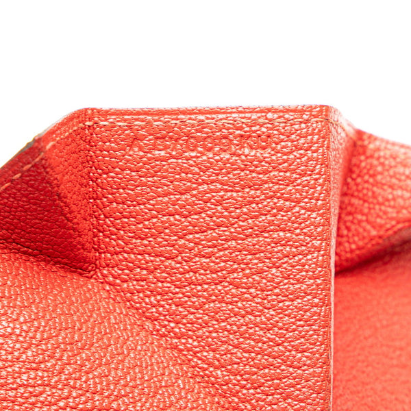 エルメス ルヴァンキャトル コインケース 小銭入れ ヴァーミリオン レッド系 ヴォーエプソン レディース HERMES 【中古】