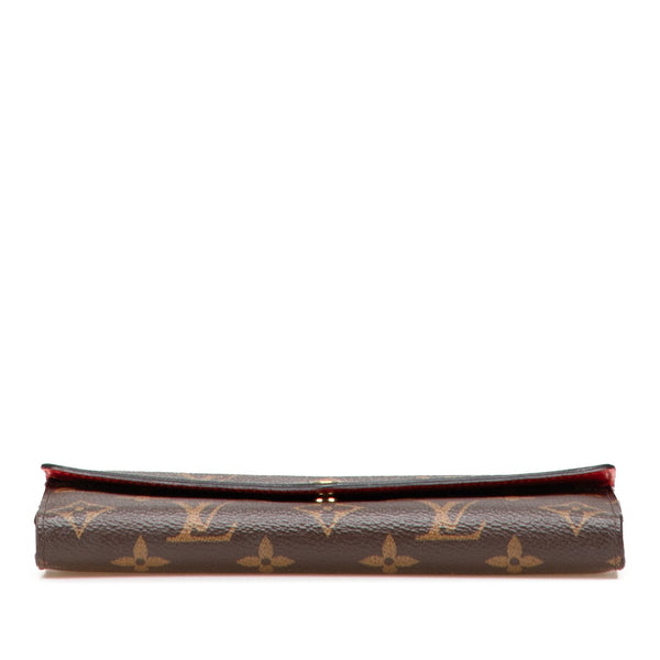 ルイ ヴィトン モノグラム ポルトフォイユ サラ 長財布 M62236 ブラウン PVC レザー レディース LOUIS VUITTON 【中古】