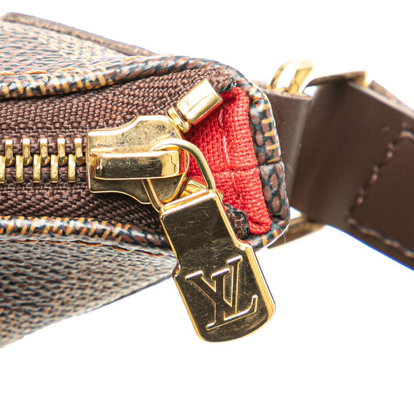 ルイ ヴィトン ダミエ ブルームズベリPM 斜め掛け ショルダーバッグ N42251 ブラウン PVC レザー レディース LOUIS VUITTON 【中古】