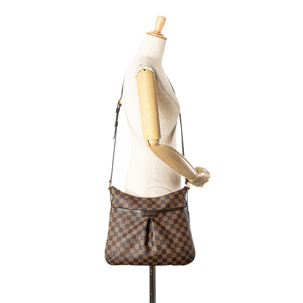 ルイ ヴィトン ダミエ ブルームズベリPM 斜め掛け ショルダーバッグ N42251 ブラウン PVC レザー レディース LOUIS VUITTON 【中古】