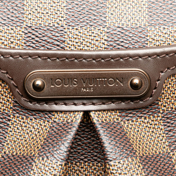 ルイ ヴィトン ダミエ ブルームズベリPM 斜め掛け ショルダーバッグ N42251 ブラウン PVC レザー レディース LOUIS VUITTON 【中古】