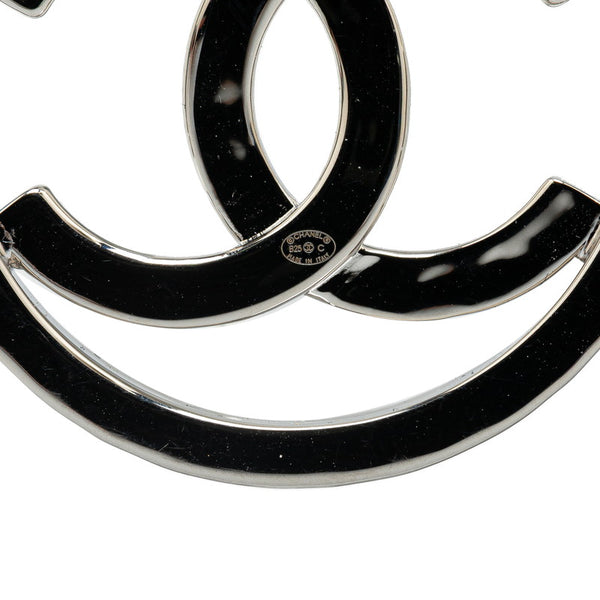 シャネル ココマーク フープピアス シルバー メタル レディース CHANEL 【中古】