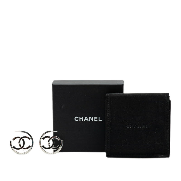 シャネル ココマーク フープピアス シルバー メタル レディース CHANEL 【中古】