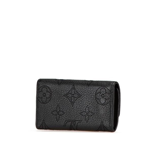 ルイ ヴィトン モノグラム アンプラント ミュルティクレ 4 キーケース M64054 ノワール ブラック レザー レディース LOUIS VUITTON 【中古】