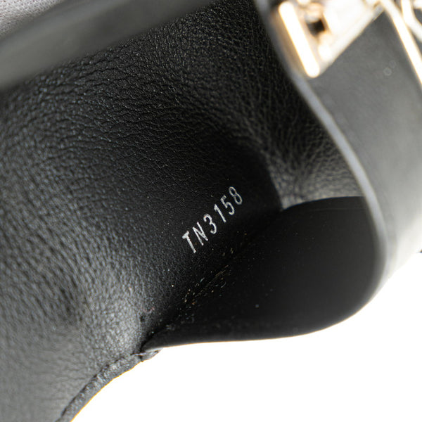 ルイ ヴィトン モノグラム アンプラント ミュルティクレ 4 キーケース M64054 ノワール ブラック レザー レディース LOUIS VUITTON 【中古】