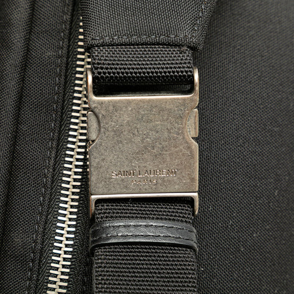 サンローラン シティ ウエストバッグ ボディバッグ 505973 ブラック キャンバス レザー メンズ SAINT LAURENT 【中古】