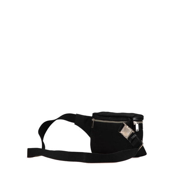 サンローラン シティ ウエストバッグ ボディバッグ 505973 ブラック キャンバス レザー メンズ SAINT LAURENT 【中古】
