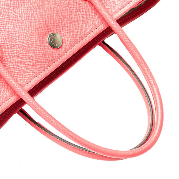 エルメス ガーデンパーティTPM ハンドバッグ トートバッグ ローズアザレ ヴォーエプソン レディース HERMES 【中古】