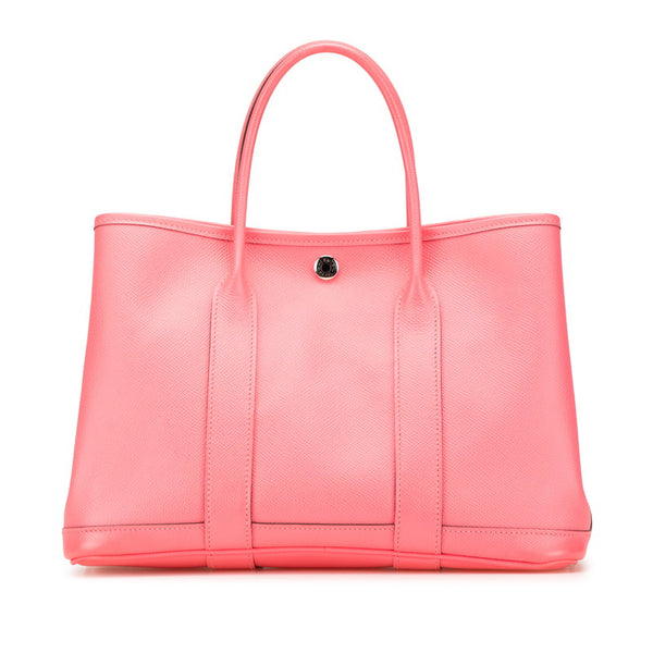 エルメス ガーデンパーティTPM ハンドバッグ トートバッグ ローズアザレ ヴォーエプソン レディース HERMES 【中古】